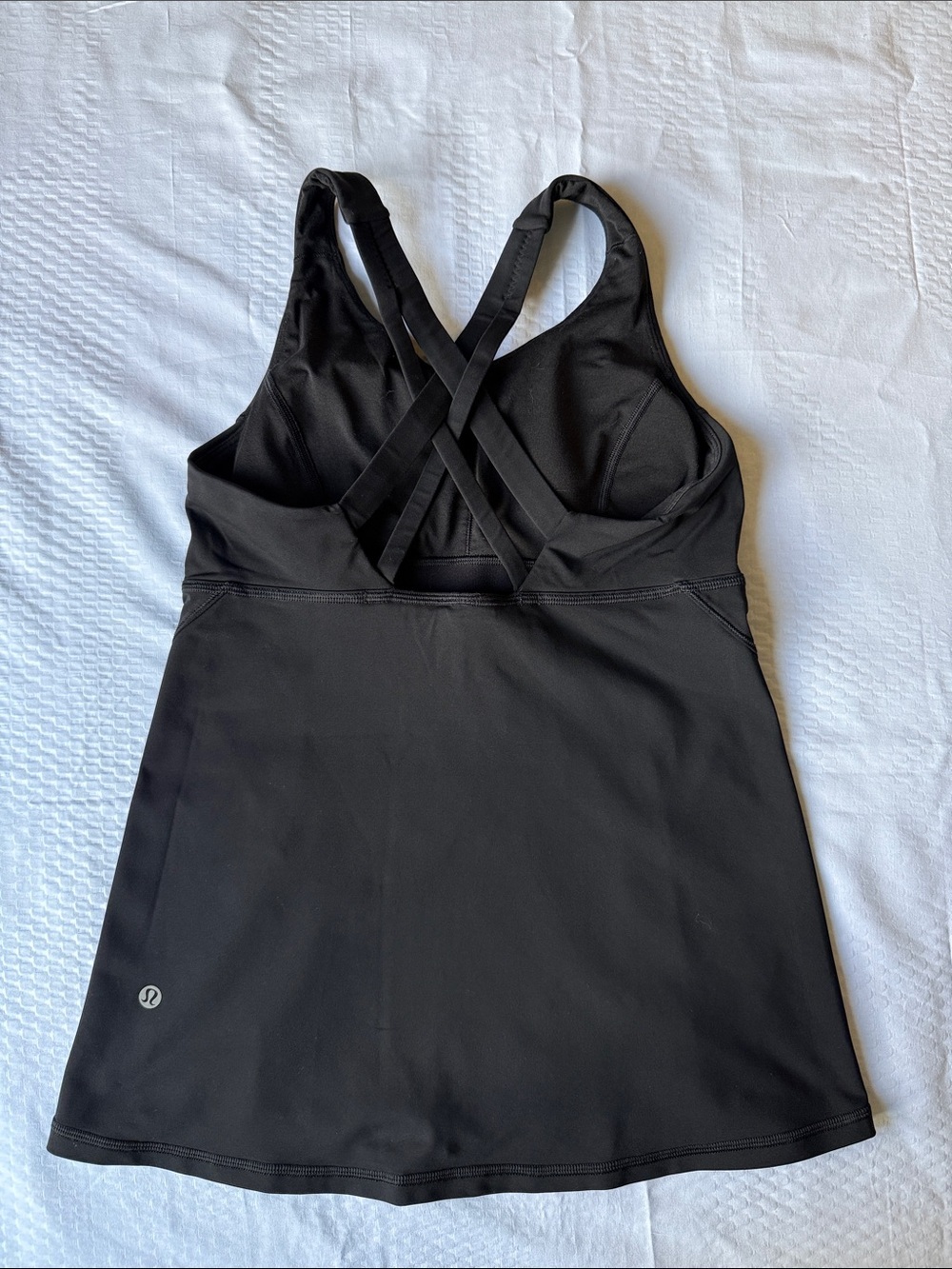lululemon athletica Black Strappy Racerback Tank Top